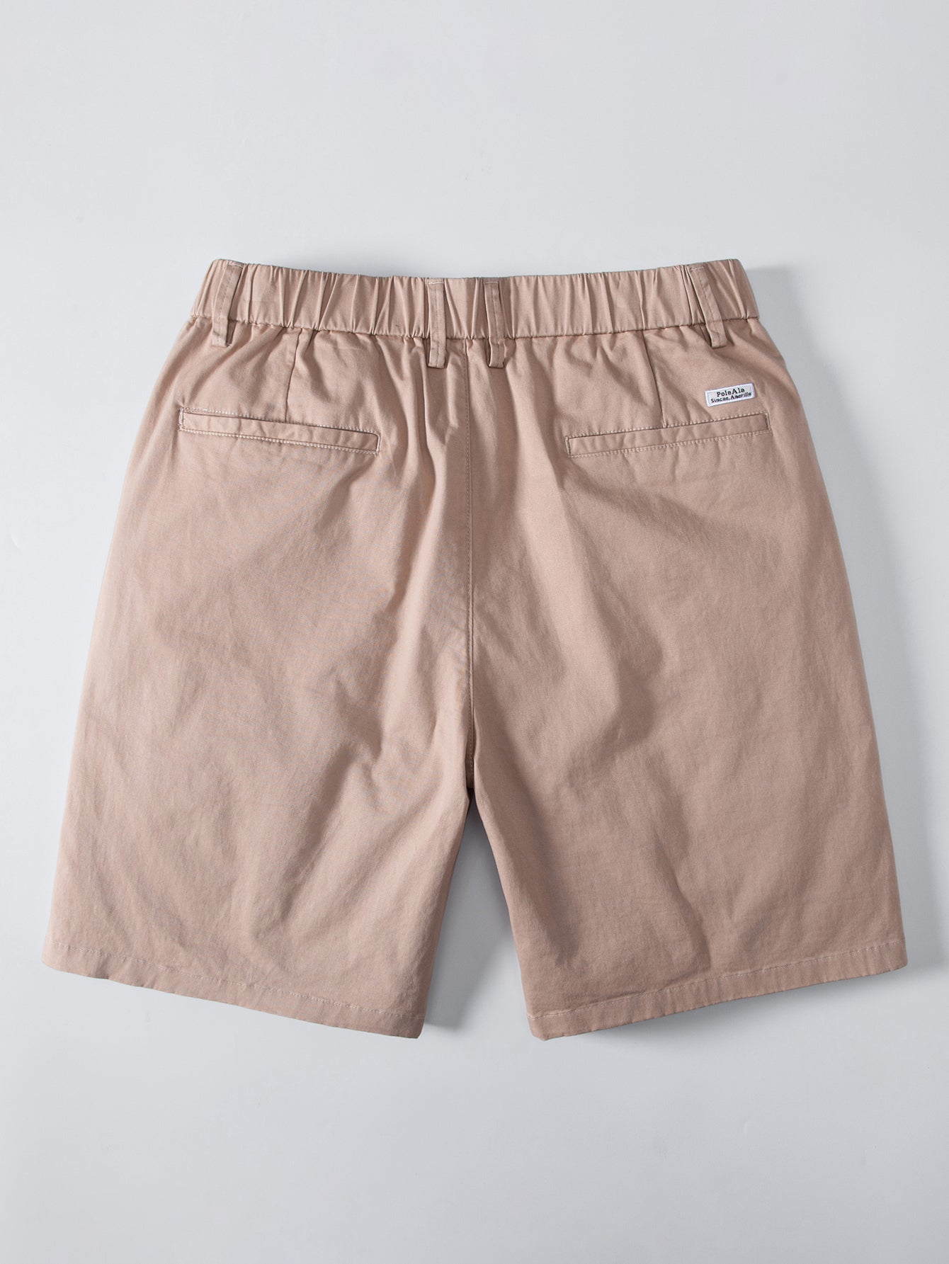 Stripe Waffle T-Shirt & Elastic Waist Chino Shorts