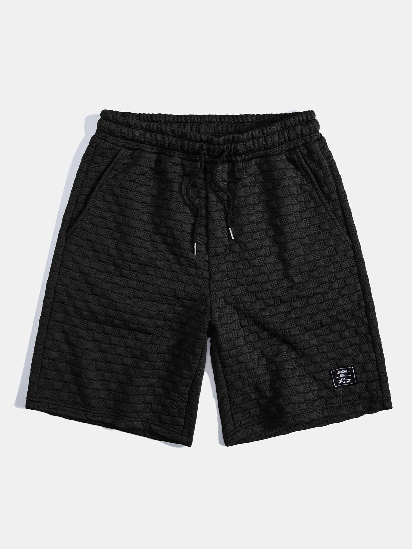 Relax Fit Checkerboard T-Shirt & Checkerboard Jacquard Shorts