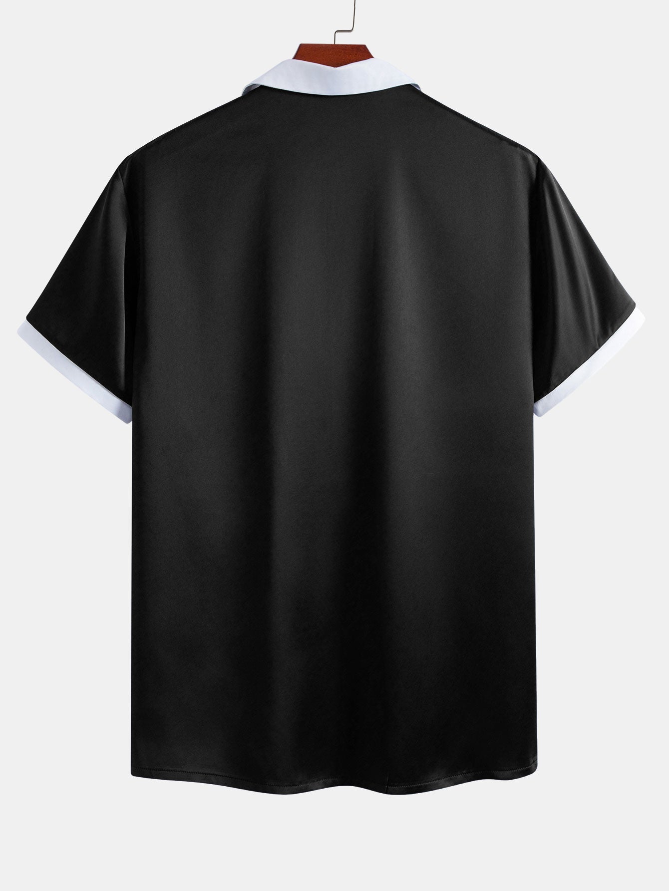 Contrast Satin Shirt & Contrast Satin 7“ Shorts