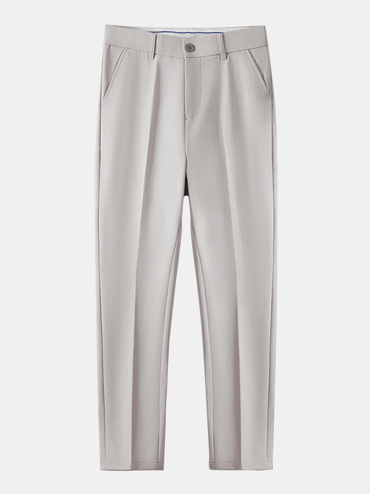 Twist Jacquard V Neck Polo & Slim Fit Tapered Trousers