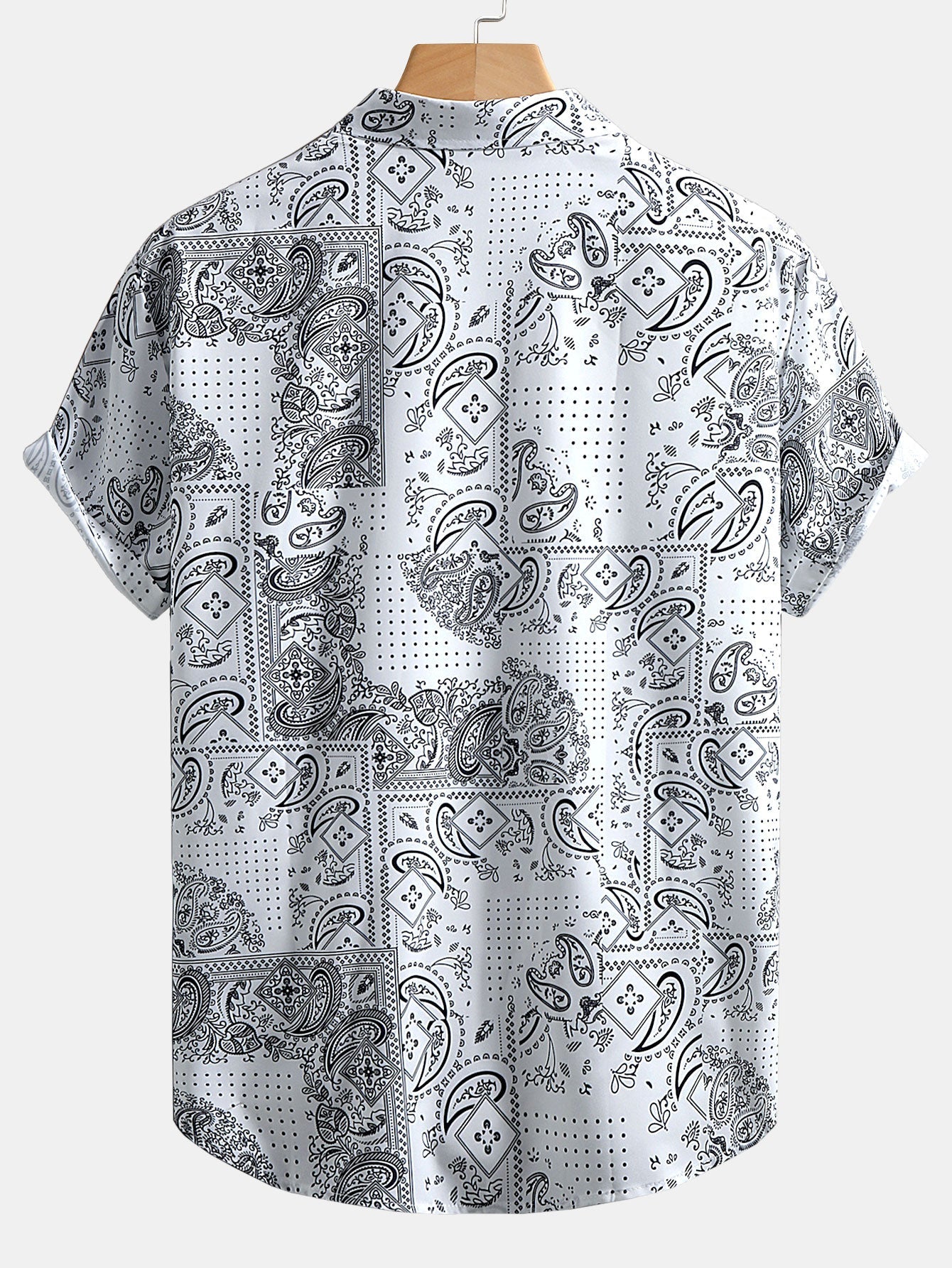 Paisley Button Up Shirt & Swim Shorts