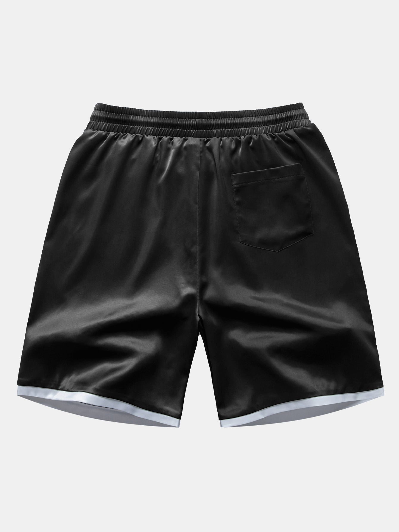 Contrast Satin Shirt & Contrast Satin 7“ Shorts