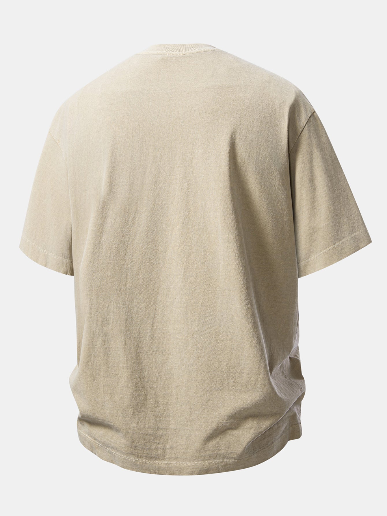 Relax Fit Heavyweight Washed Drop Shoulder T-Shirt & Washed Distressed Drawstring Shorts