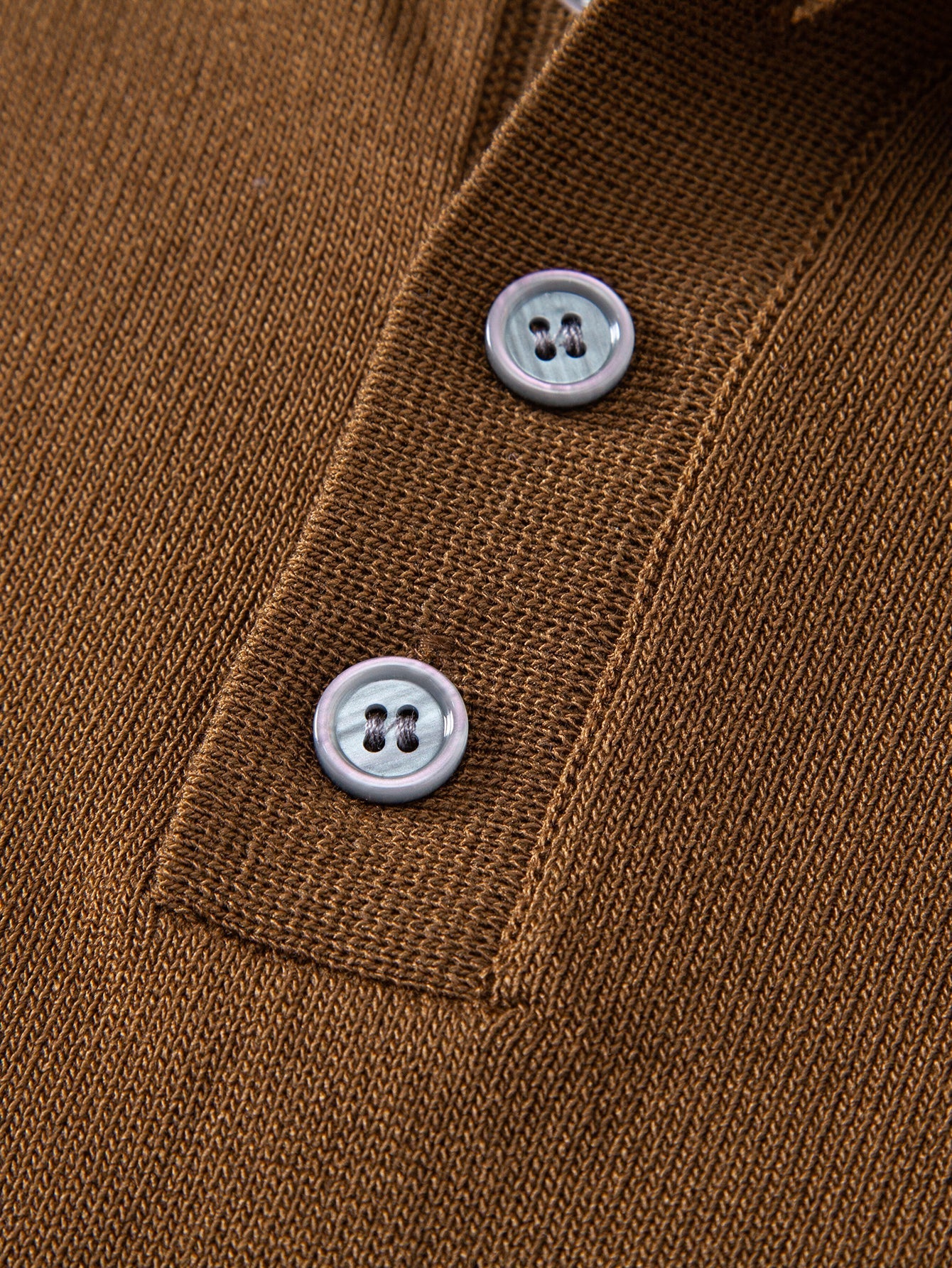 Basic Knit Polo & Knit Shorts