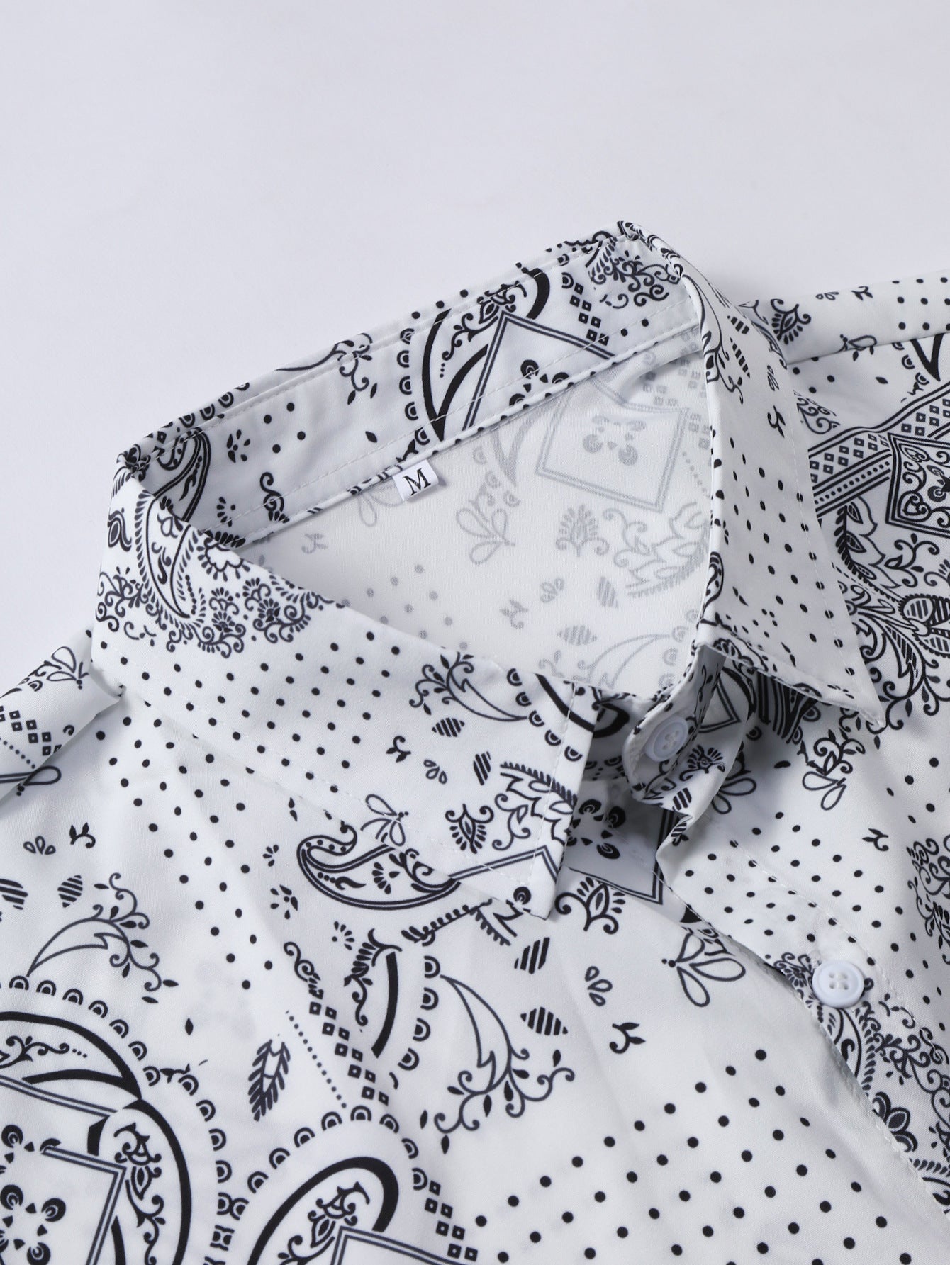 Paisley Button Up Shirt & Swim Shorts