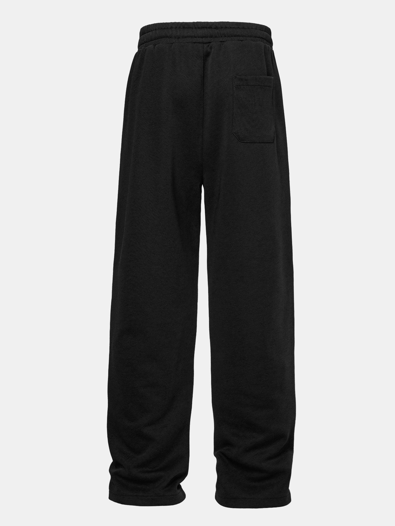 Line Dachshund Print Relax Fit Sweatshirt & Straight Leg Pleated Pintuck Sweatpants