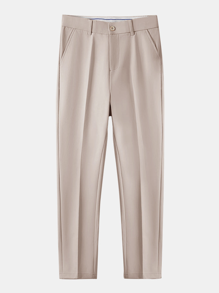 Twist Jacquard V Neck Polo & Slim Fit Tapered Trousers