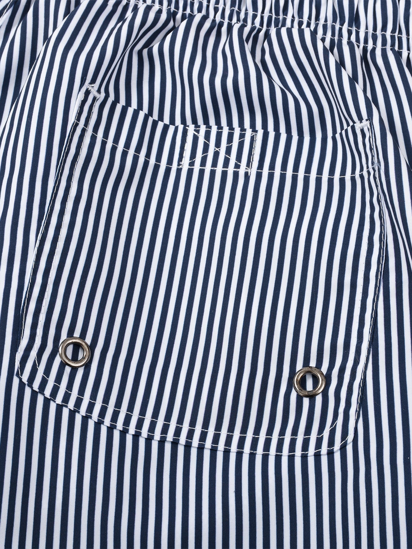 Ilha Sailing Print Button Up Shirt & Vertical Striped String Swims