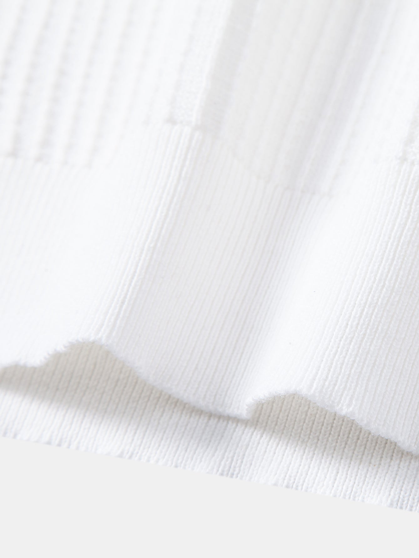 Contrast Stripe Trim Waffle Knit Polo & Slim Fit Tapered Trousers